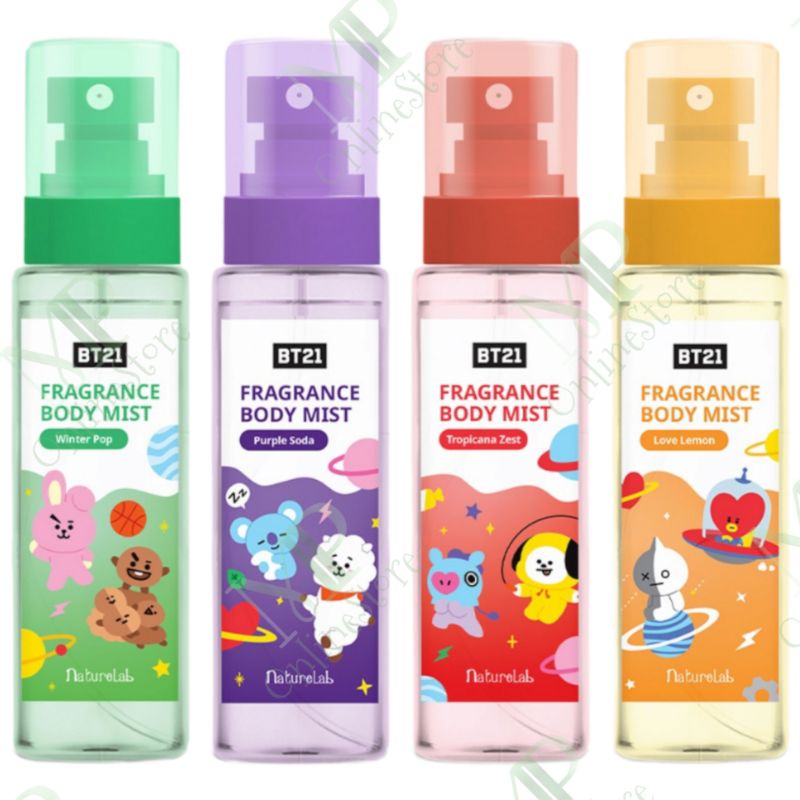 BT21 Fragrance Body Mist 100ml Shopee Philippines