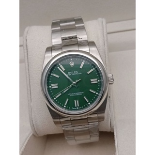 ROLEX OYSTER PERPETUAL NO DATE GREEN DIAL #5