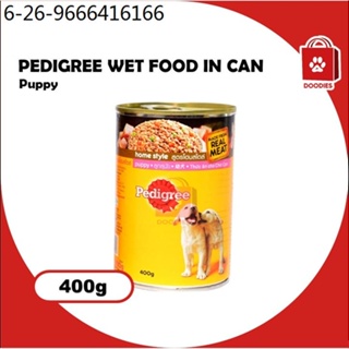 pedigree puppy Pedigree in Can Puppy, Beef, Chicken, 5 Kinds of Meat Wet Dog Food 400g
