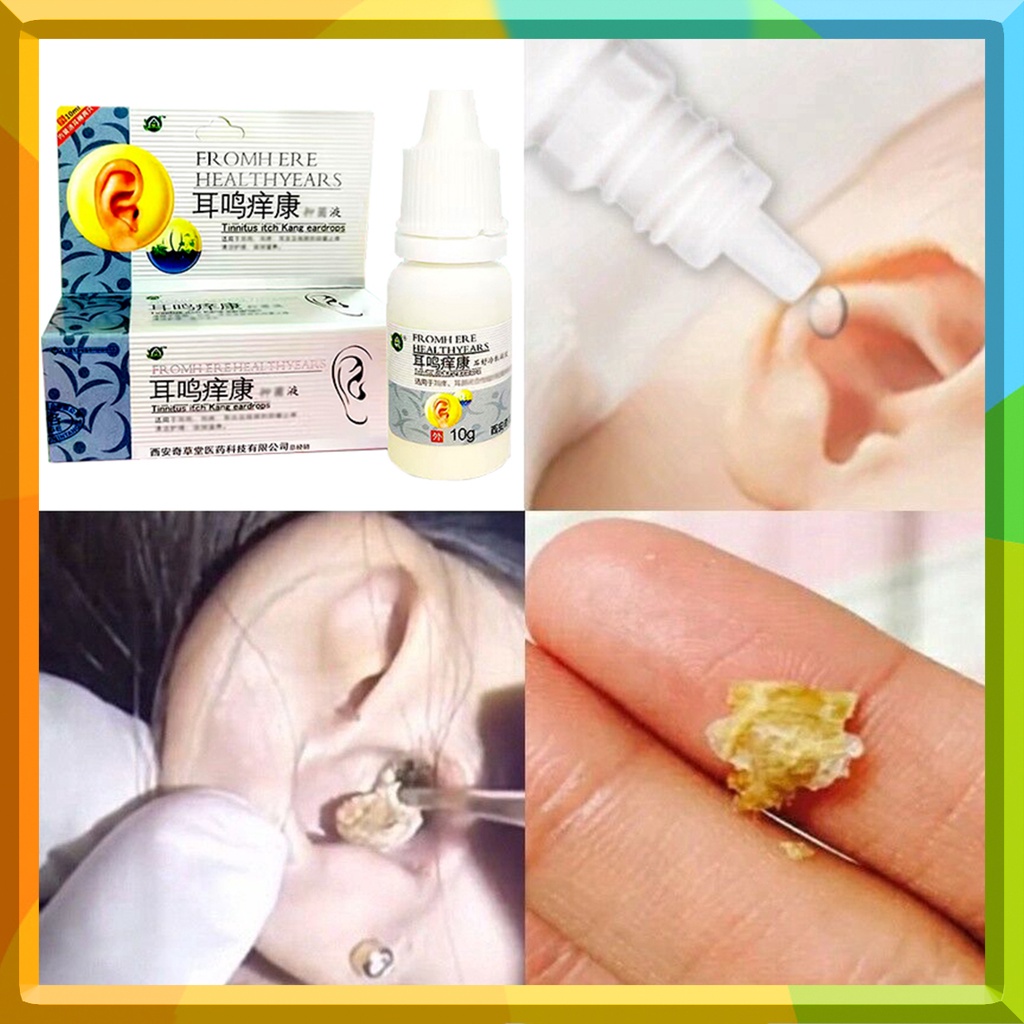 Ear Drops Cleaner Ear Wax Safe Remover Liquid for Acute and Chronic Otitis, Powerful Softening