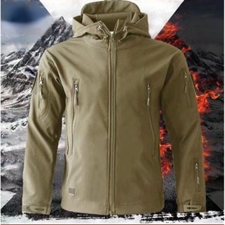 Ready Stock Army Waterproof Winter Jacket Shark Skin Soft Shell Clothes Tactical Motocycle Windbreaker