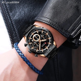 CURREN Business Men Watch Luxury Brand Stainless Steel Wrist Watch Chronograph Army Military Quartz #2