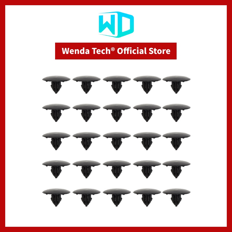 Swordfish 63415 25pc Retaining Clip For Honda 74842-659-0030 Toyota