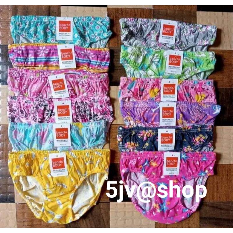 BENCH PANTY 6PCS ASSORTED DESIGN/PLAIN Shopee Philippines