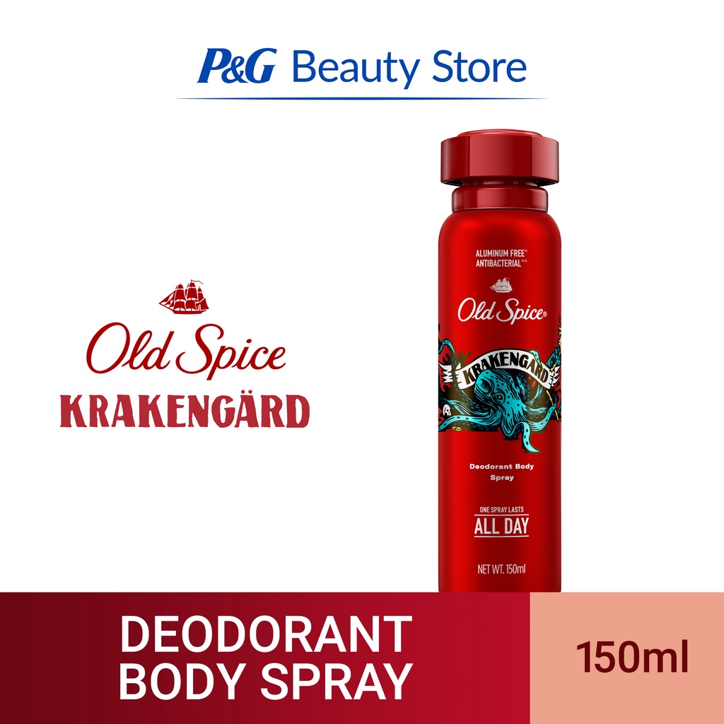 Old Spice APDO Body Spray Krakengard 150ML Shopee Philippines