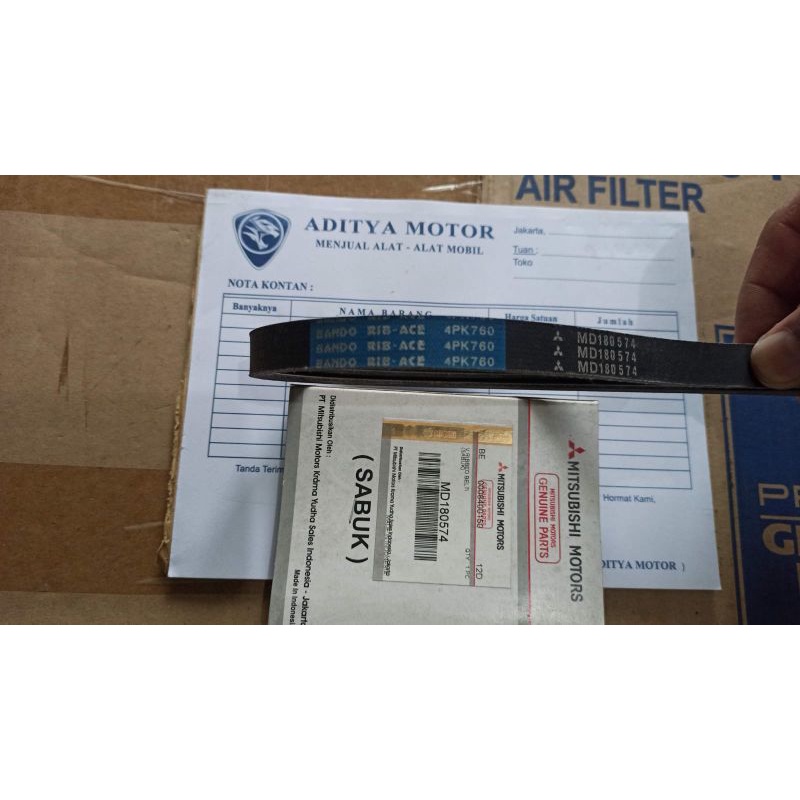 Fan belt vbelt alternator lancer evo 3 1800cc CB5 GTI 19931996 ORIGINAL MITSUBISHI Shopee