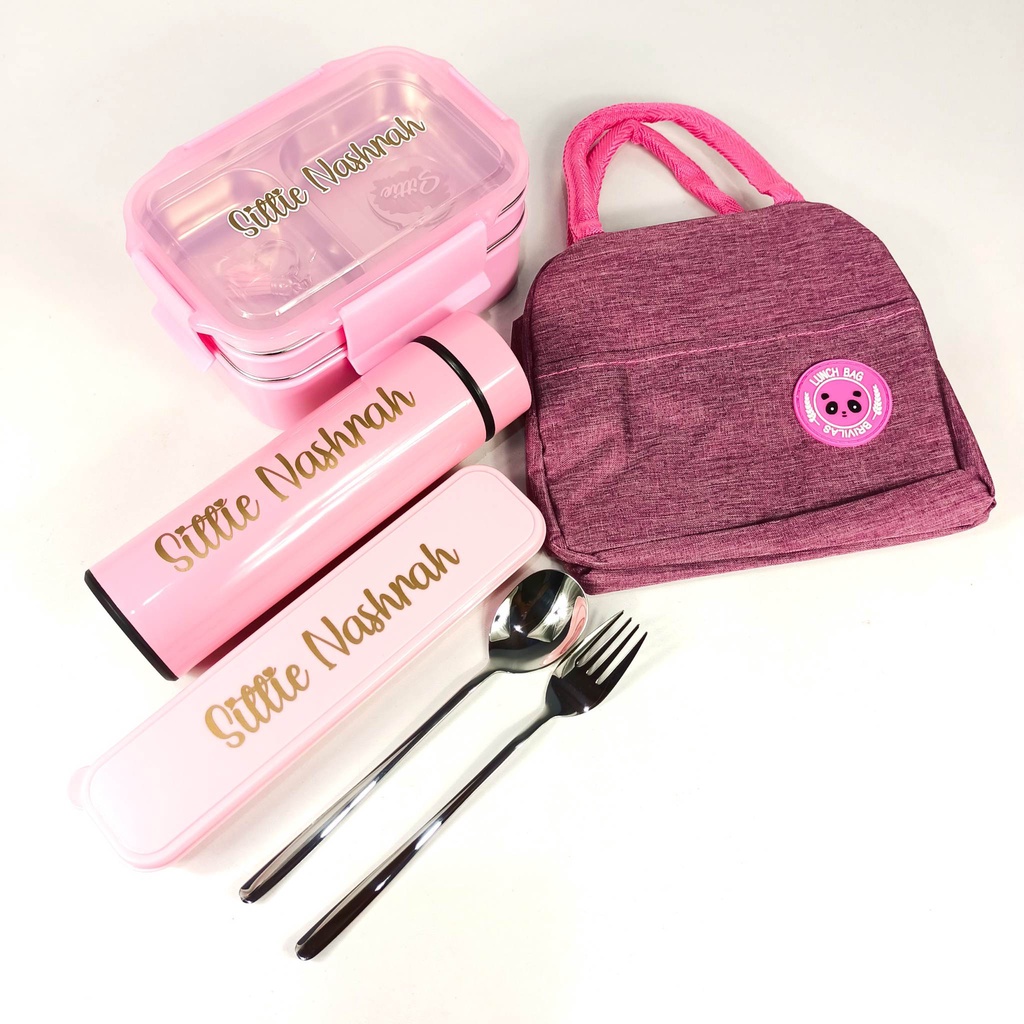 Personalized Lunch Box Set 5051CPH Shopee Philippines