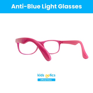 Kids Optics™ Anti Blue Light Eyeglasses: LittleChamp Eyeglasses Cherry Pink -Anti rad for girls boys #5