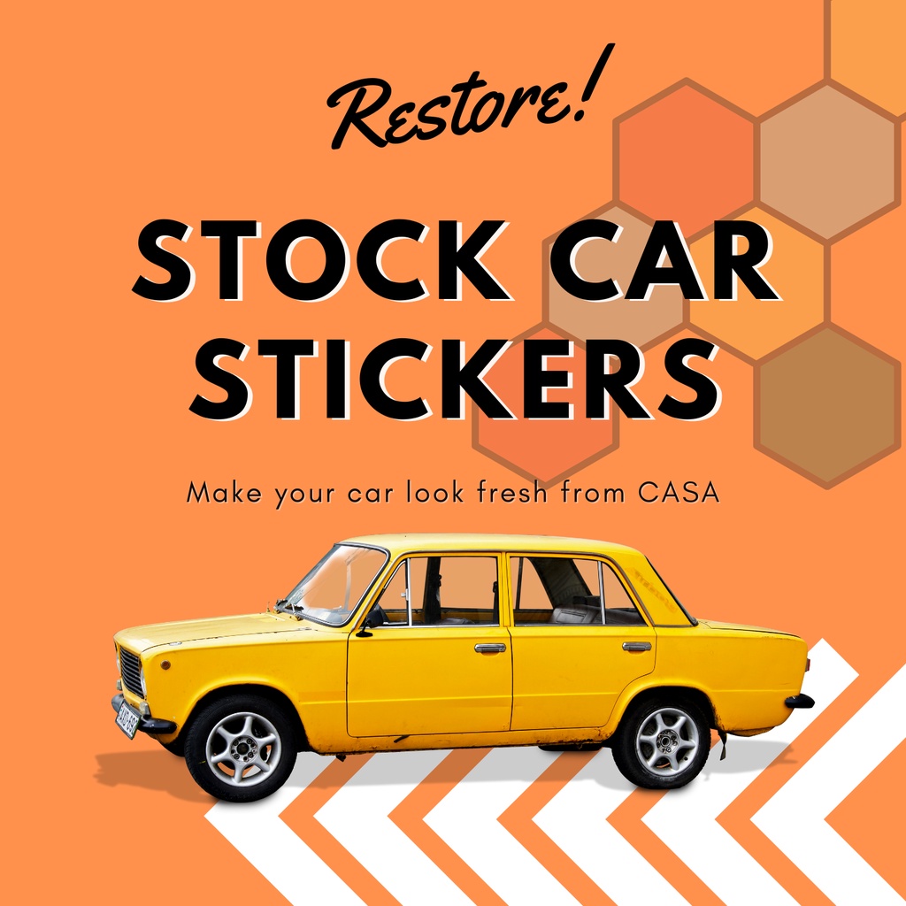 Stock Car Restoration Stickers Shopee Philippines