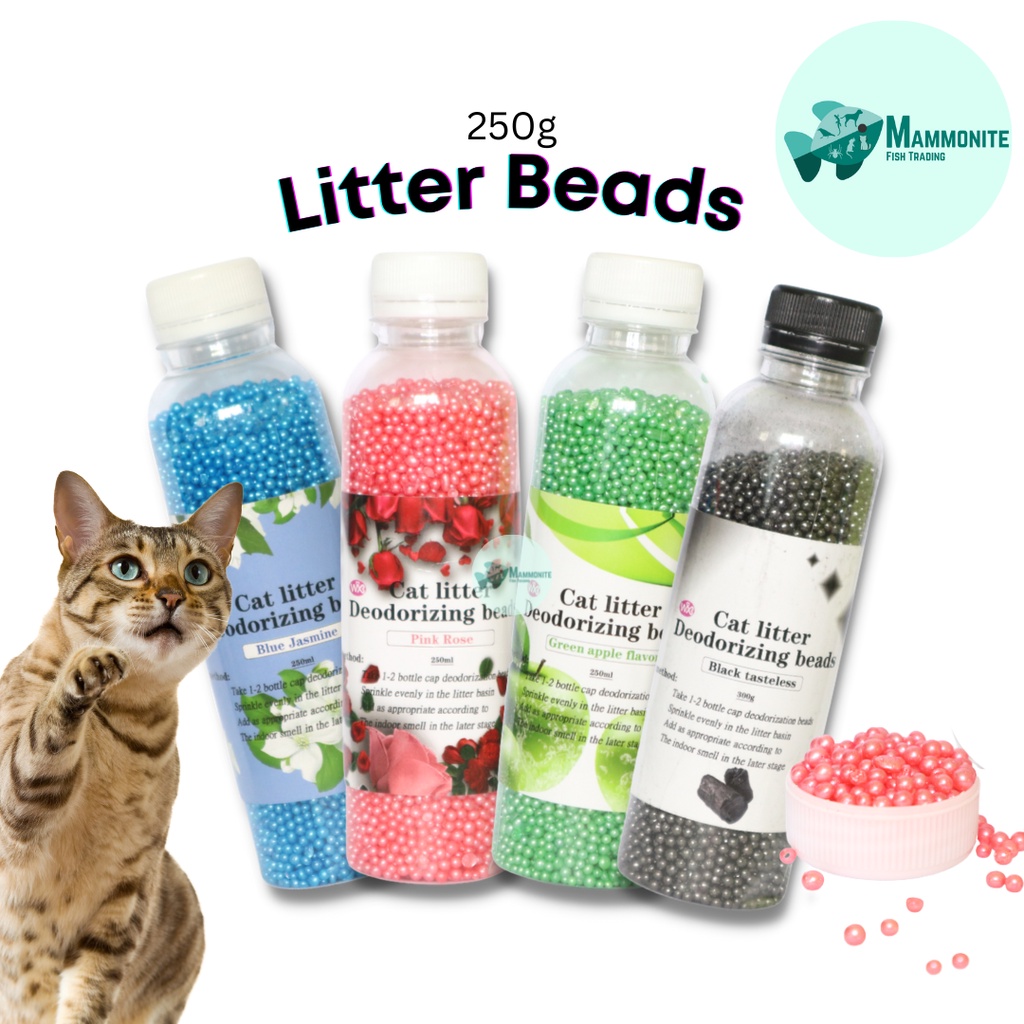 Pet Cat Kitten Litter Box Beads Flavored Deodorizer Scented 250g
