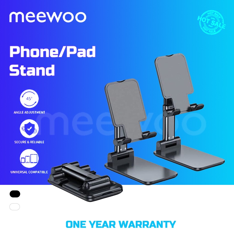 Meewoo Desktop Mobile Phone Holder Stand For Pad Adjustable Tablet