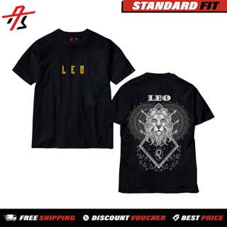 T shirt For Men Tops Unisex Zodiac Sign Design For Men Women Character Shirts Clothing Tees Leo #1