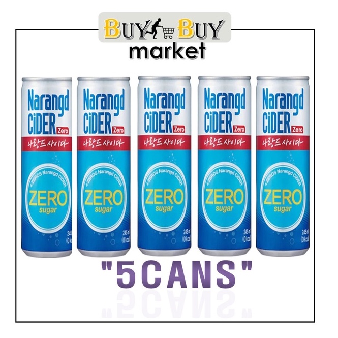 **BIG PROMO*!!"5CANS!!*Narangd Cider ( Zero Sugar ) 245ml(!!"5CANS