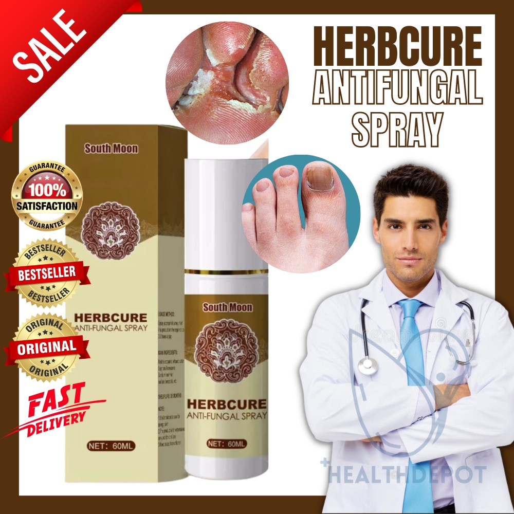 South Moon Herb Cure AntiFungal Spray Anti Sweat Anti Odor Anti Fungal