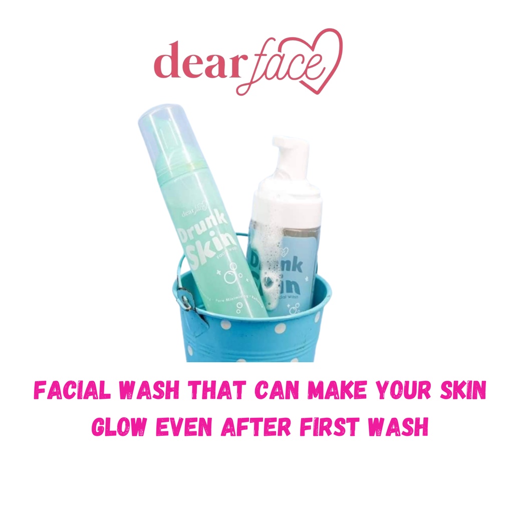 DEAR FACE Drunk Skin Facial Wash Shopee Philippines