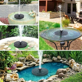 Solar Fountain Floating Solar Power Bird Bath Fountains Pump Garden Pool Pond Decoration Solar Fount #6