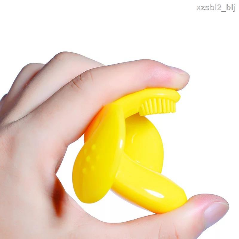Baby Silicone Training Toothbrush Safe Toddle Teether Chew Toys Gift