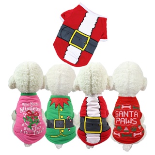 Cat and Dog Pet Christmas Outfits Various Optional Dog Outfits