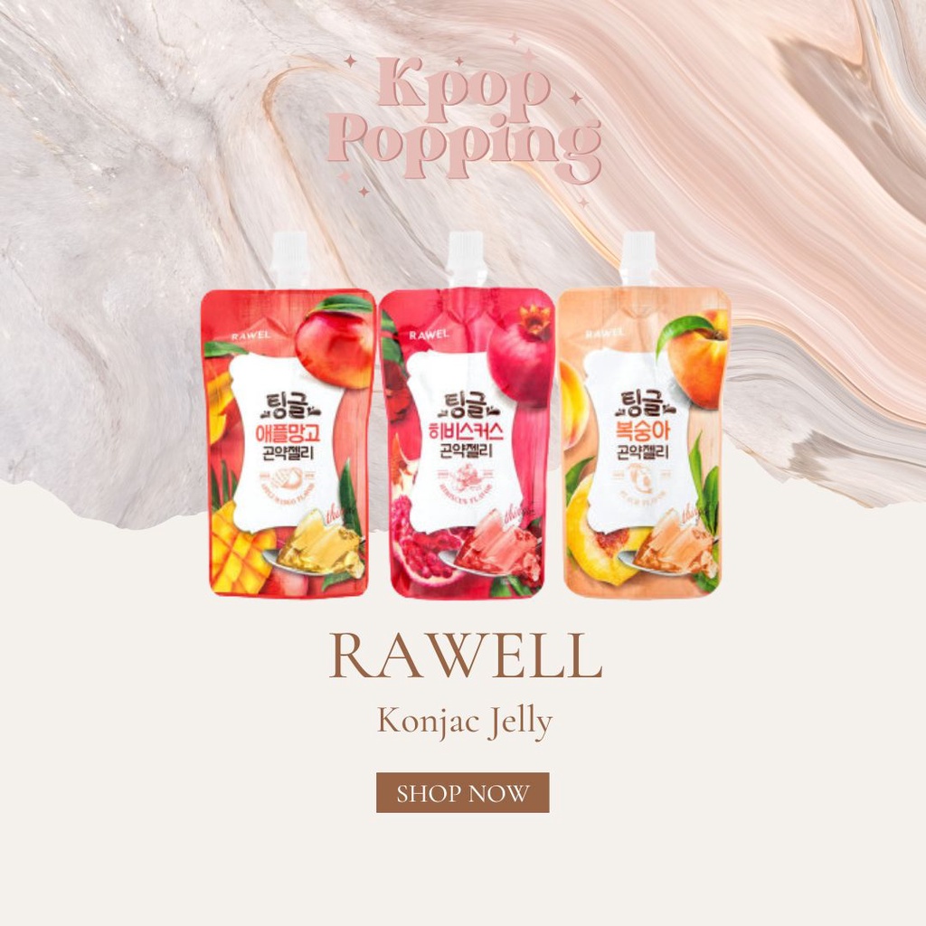Rawell Konjac Jelly Korean Low Calorie Diet Jelly 130g Shopee