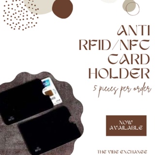 Anti RFID and NFC card holder for Debit and Credit Cards