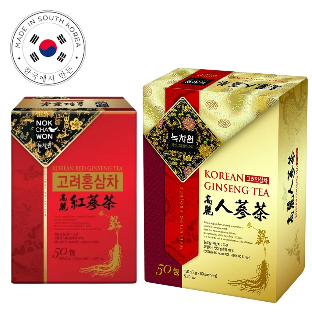 Nokchawon Korean Red Ginseng Tea 50 Tea Bags Shopee Philippines