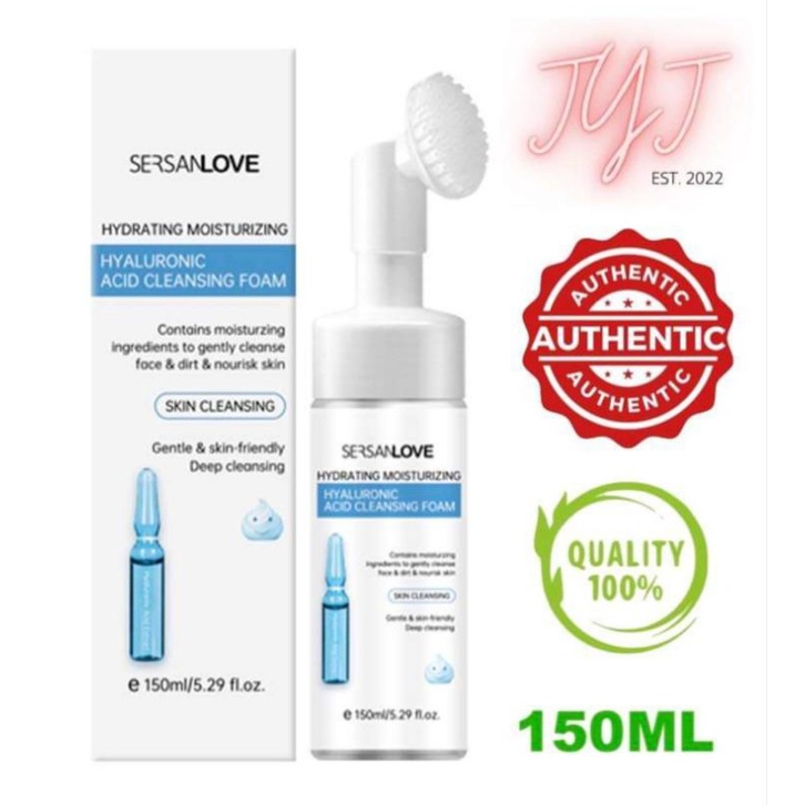 Sersan Love Hyaluronic Acid Cleansing Foam with free moisturizing mask