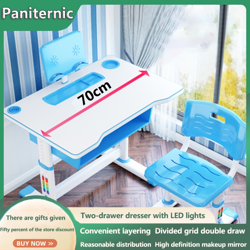 [Ready stock]Study table with chair for kids mini table for study portable study table Shopee