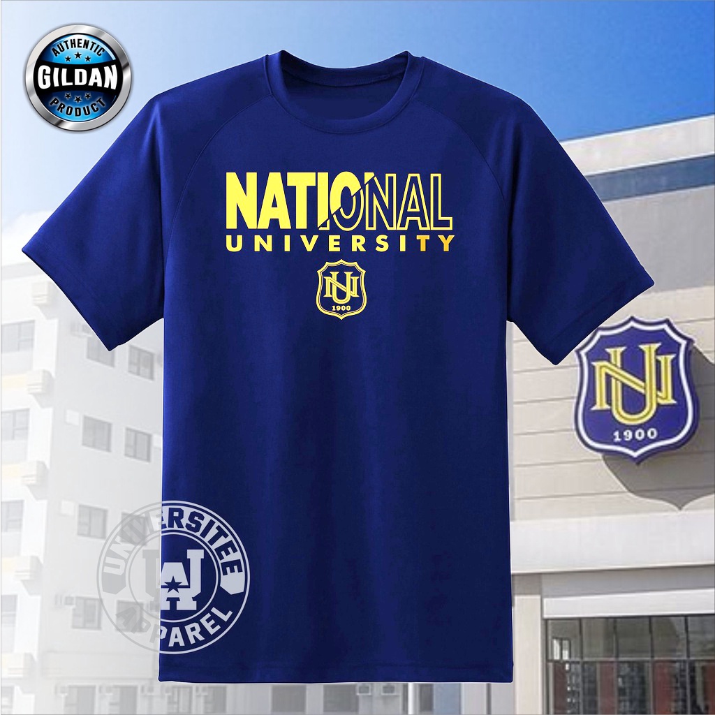 【HOT SALE】National University Bulldogs NU Shirts UAAP Shirt pure cotton t-shirt  clothes summer cod