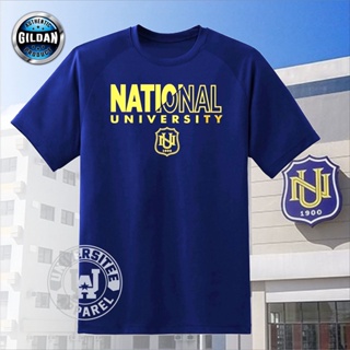 【HOT SALE】National University Bulldogs NU Shirts UAAP Shirt pure cotton t-shirt  clothes summer cod #2
