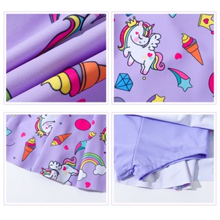 Cute Swimwear Girls Unicorn One Piece Swimsuit for kids Baby Princess Skirt Dress Bikini Children Swimming bathing suit Teen #4