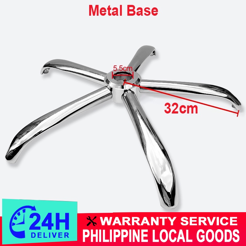 Office Chair Swivel Chair Spare Parts 5star Tripod Wheels Metal Base
