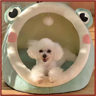 （COD) Cat Bed Cartoon Pet Bed Foldable Removable Washable Pet Sleeping Bed for Cat Dog House