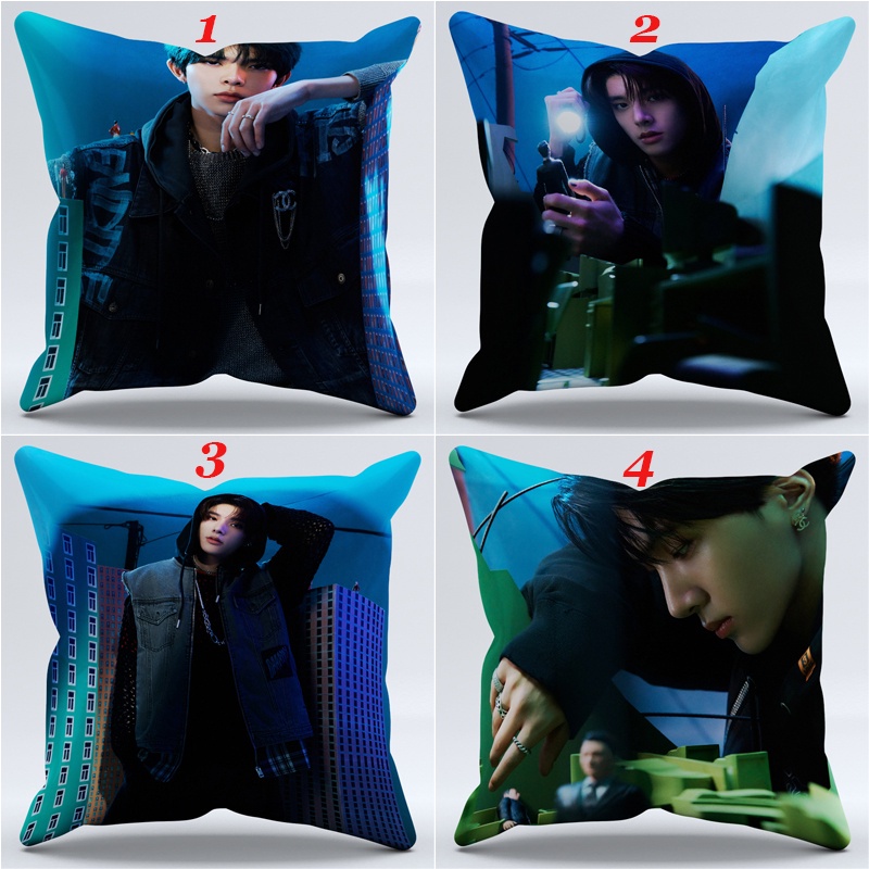 【Hot sale】Enhypen Throw Pillow Case Dimension : Answer Single Side Printed Polyester Throw Pillow Ca