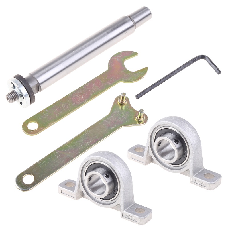 Practical M14 Thread Spindle Shaft Pulley Shaft Length 170mm DIY Wood