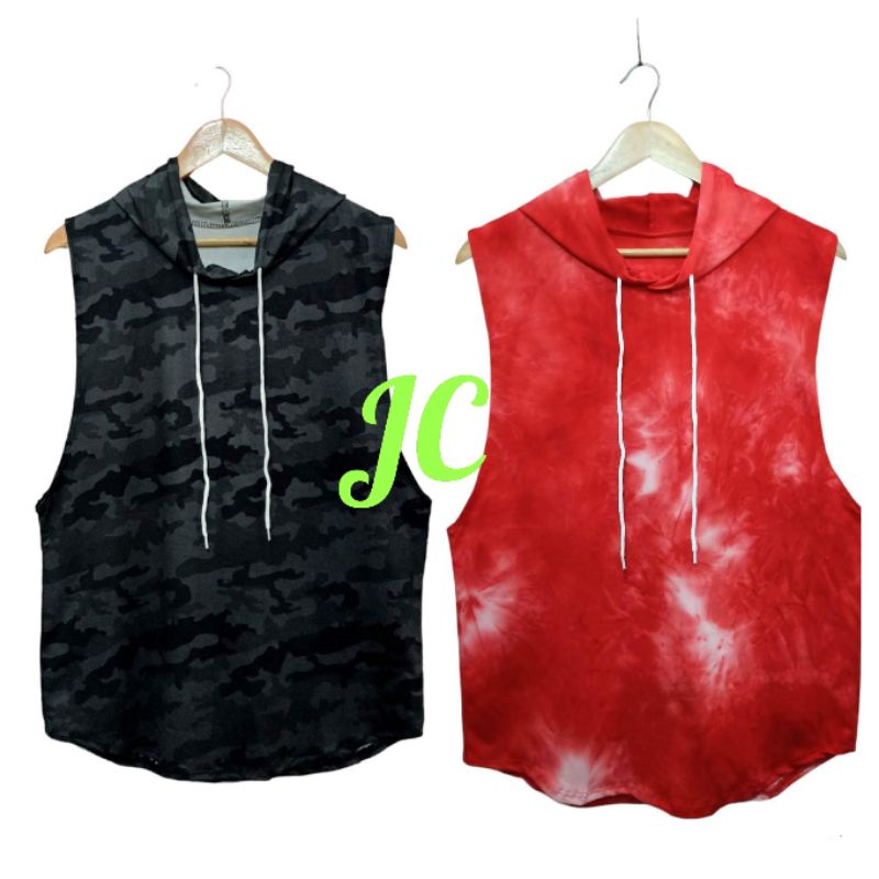 Muscle Tee Hoodie GYM Outfit for Men / ZUMBA outfit for Women  SMALL TO LARGE