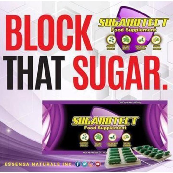 ▽1 BOX SUGAROTECT 30CAPSULES BLOOD SUGAR PROTECTOR AUTHENTIC SOLD BY ABUNDANT LIFE