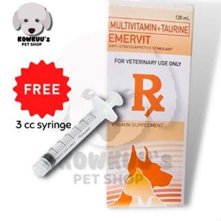 ❃☞✈EMERVIT Multivitamin+ Taurine Supplements Anti-Stress/ Appetite Stimulant EMERVET Dog and Cat