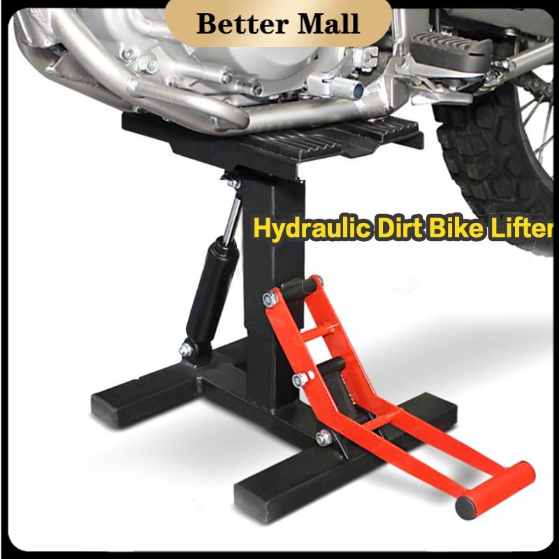 Hydraulic Lifter Stand for Dirt Bikes Heavy Duty 510Ibs Dirt Bike Stand