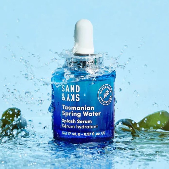 Sand & Sky Tasmanian Spring Water Splash Serum Travel Size 17ml ...