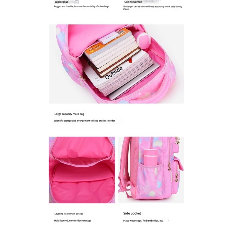 kids bag Waterproof students bag lightweight Fashion Cute princess children's backpack for kids girl — view 7