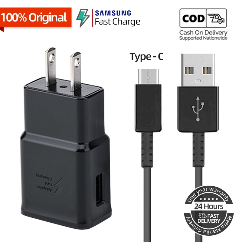 Original Type C USB Cable Charger For A20 A30 A40 A50 A30S S8 S8+ S9 S10 A8  A9 Plus (NO BOX) | Shopee Philippines