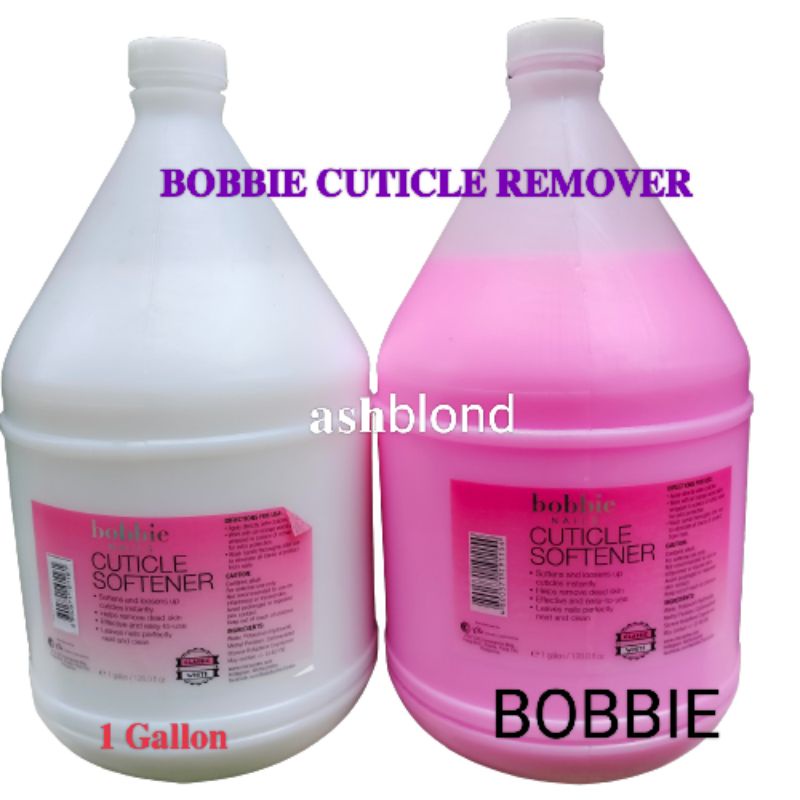 1gallon BOBBIE or 3500ml CUTICLE softener acetone REMOVER Manicure pedicure mani pedi Blush 1