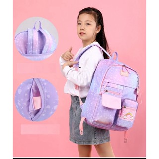2022 New trolley schoolbag for girls Kids Rolling Bags school wheeled backpack Trolley primary girls  backpack with wheels bookbag #8