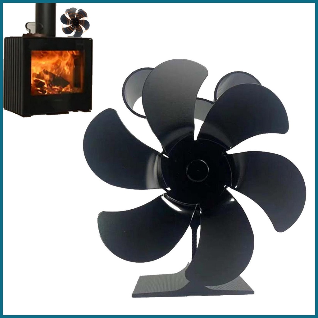 Heat Powered Fan Fan Heat Powered Non Electric Fan Heat Fan with Overheat Protection for Burning