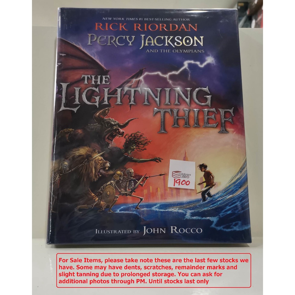Percy Jackson and the Olympians The Lightning Thief Illustrated Edition ...