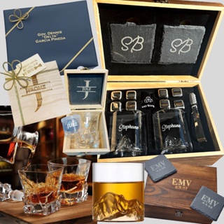PERSONALIZED Premium Whiskey Gift Stainless Steel Christmas Birthday Gift Anniversary Boss Husband
