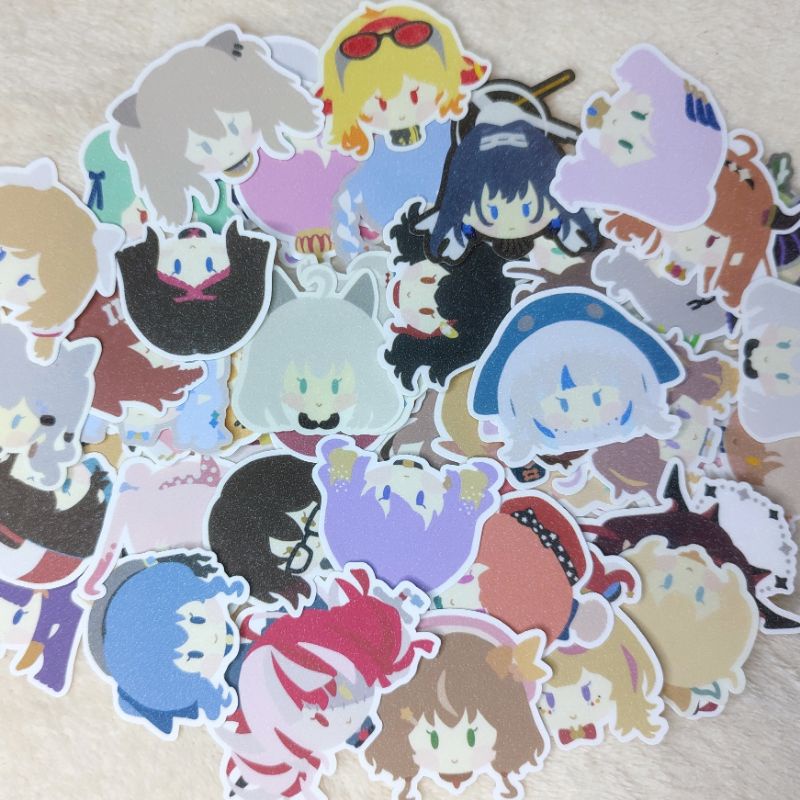 Hololive Vtubers cute chibi stickers JP, ID, EN | Shopee Philippines