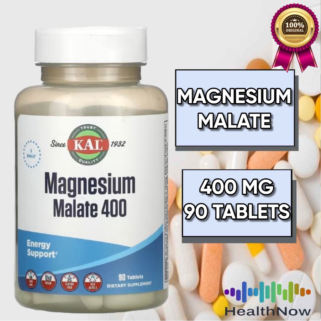 KAL Magnesium Malate 90 Tablets Shopee Philippines