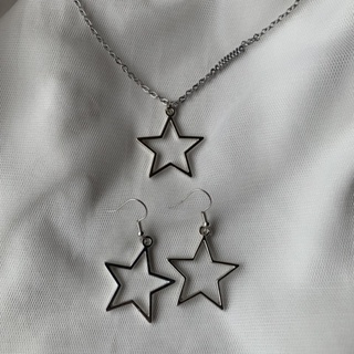 Star Jewelry necklace earrings y2k retro vintage piercing gothic jewelry accessories