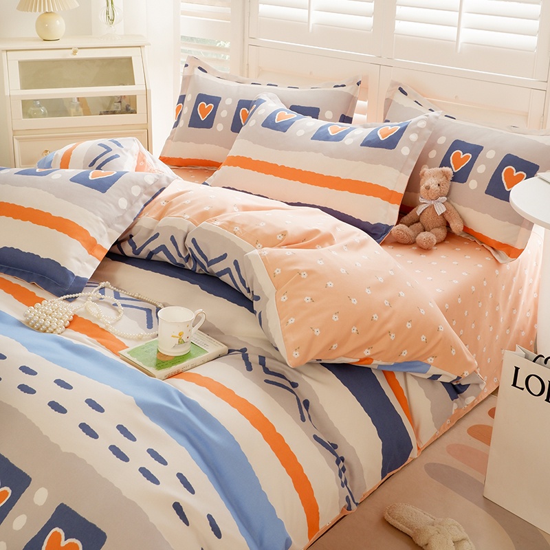 bedsheet queen size 4 in 1 cotton bedsheet bedsheet no lukot no gusot